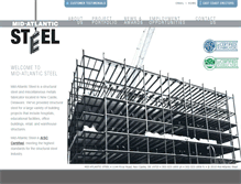Tablet Screenshot of midatlanticsteel.com